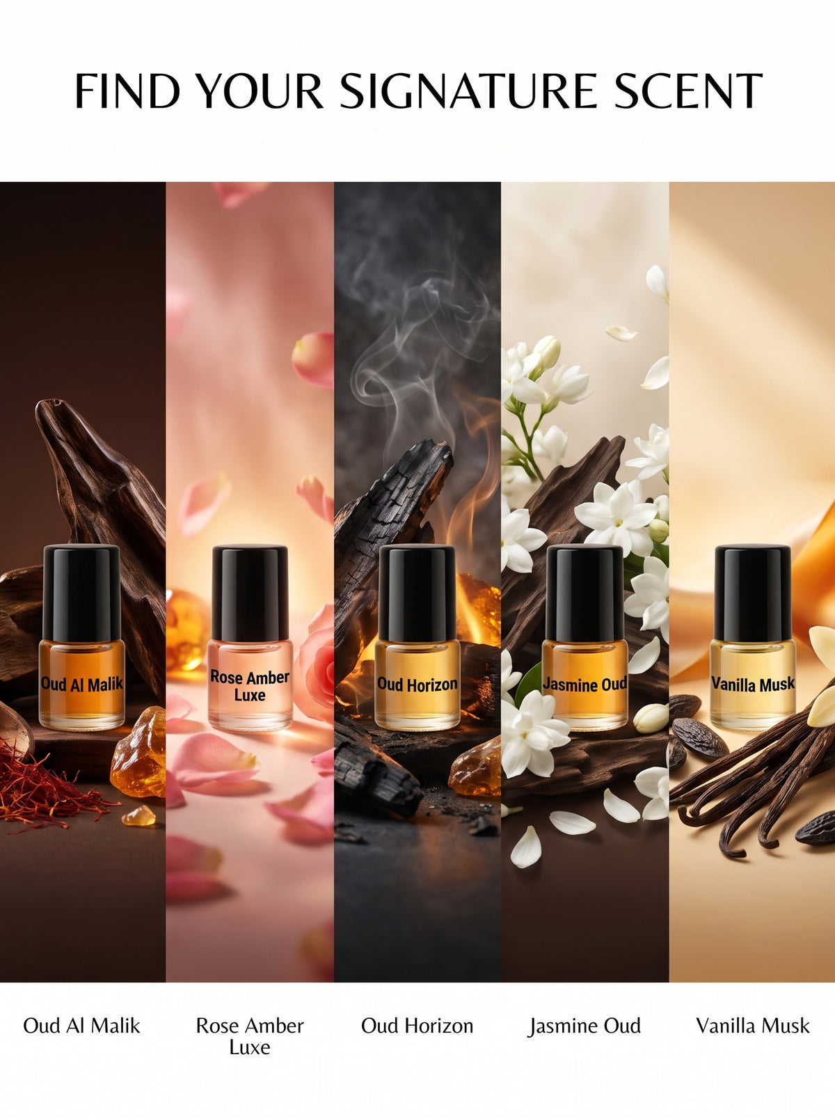 Nukia Discovery Edit: the five scents and their key notes