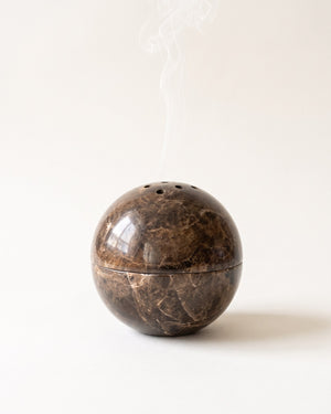 Marble Bakhoor Globe